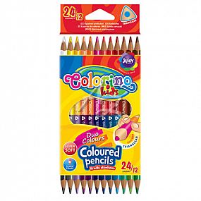 Colorino pastelky 12ks, 24barev, 3hranné