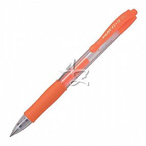 gelový roller Pilot G-2, 2605-776, M, 0,7mm, Oranžová neon