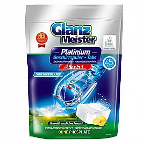 GlanzMeister Platinum tablety do myčky 45ks