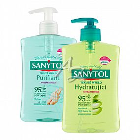 tekuté mýdlo SANYTOL antibakteriální 500ml. - více variant