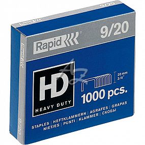 spojovače RAPID  9/20 1000ks HD9-HD170