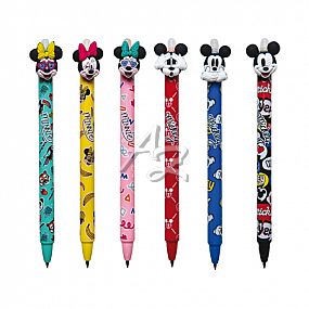 gelové pero, gumovatelné, Colorino, Mickey a Minnie
