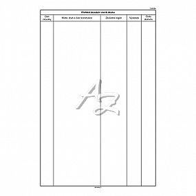 stavební deník A4, 60listů, NCR