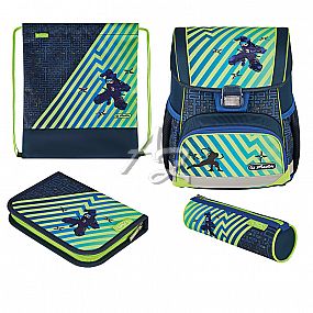 Herlitz taška školní Loop Plus, Ninja, vybavená