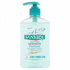 tekuté mýdlo SANYTOL dezinfekční 250ml.Purifiant