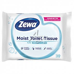 ZEWA vlhčený toaletní papír Pure Moist/42ks