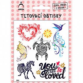 tetovací obtisky dívčí ornamenty 03 2593