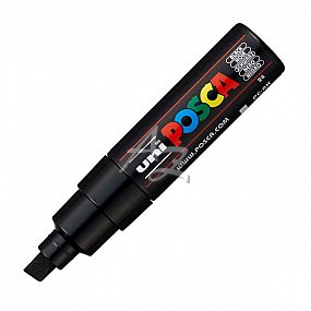 popisovač Uni Posca PC-8K  akrylový, 8,0mm, seříznutý široký hrot