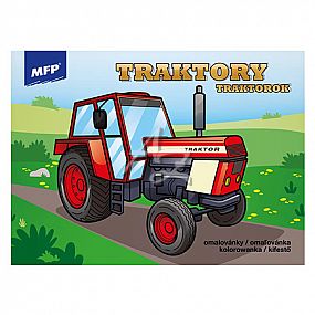 omalovánky A5 MFP Traktory