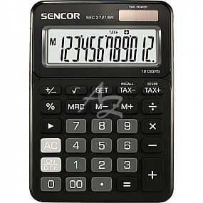 kalkulátor SENCOR SEC 372T BK 12digi