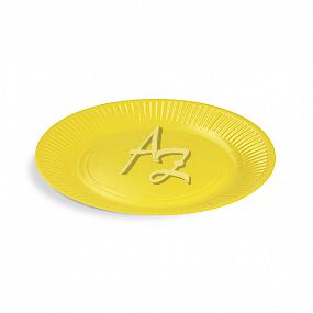 talíř papírový ø230mm/10ks Žlutý