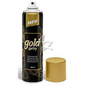 spray 150ml dekorační, Zlatý