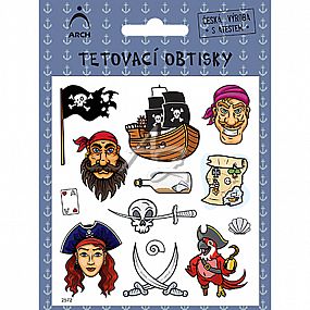 tetovací obtisky piráti 02 2572