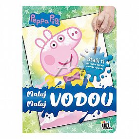 maluj vodou A4, Prasátko Peppa