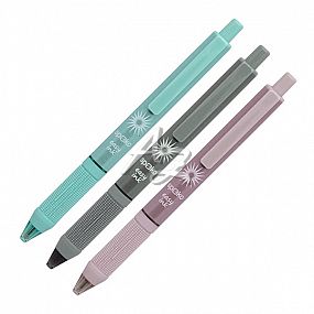 kuličkové pero Spoko Flash 0166, Easy ink, mix barev, náplň Modrá