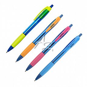 kuličkové pero Spoko Aqua 0116, mix barev, náplň Modrá