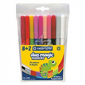Centropen popisovač 2599/10 Duo Magic Markers 1,8mm sada 10 barev