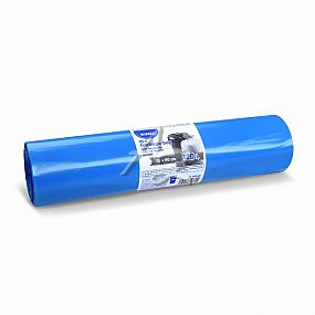pytle do koše LDPE 70x110cm/25ks, 120litrů, 50µ, Modré