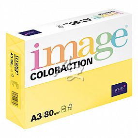 papír A3/ 80g./500l. Image® Coloraction Desert-žlutá pastelová