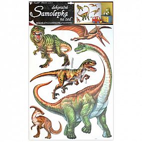 samolepicí dekorace 10036, dinosauři, 70x42cm