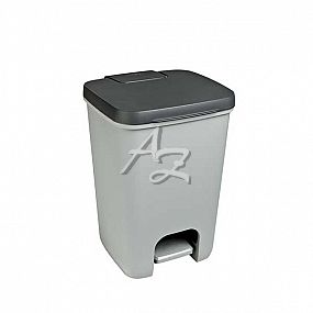 odpadkový koš 20l Essentials, antracit/stříbrná