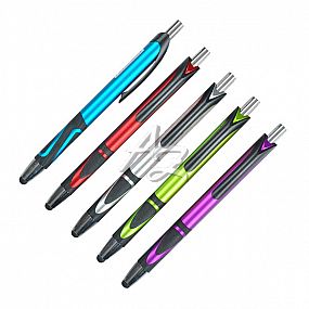 kuličkové pero Touch pen, 0,5mm, SP038608, mix, náplň Modrá