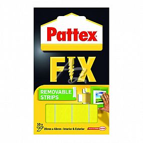 lepící proužky Pattex 4x2cm/10ks SuperFix 2kg