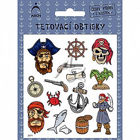 tetovací obtisky piráti 01 2571