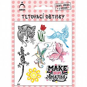 tetovací obtisky dívčí ornamenty 04 2594