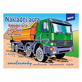 MFP omalovánky A5 Nákladní auta