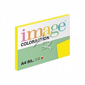 Image Coloraction papír A4/ 80g./100listů Sevilla-žlutá sytá