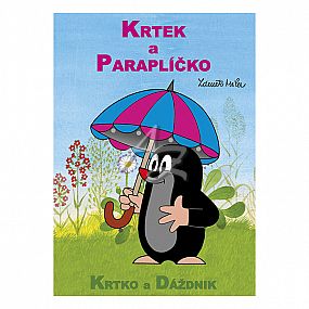 omalovánky A4, 16stran, Krtek a paraplíčko