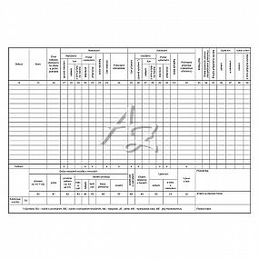 záznam o provozu vozidla nákladní dopravy A4, 50listů (stazka)