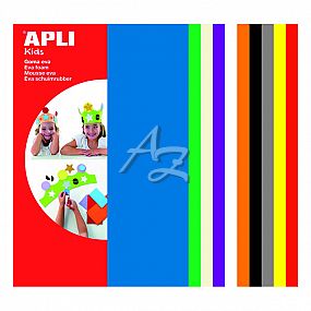 mechová pryž APLI 300x200x2mm/10ks, mix barev