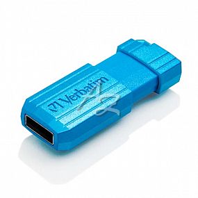 USB flash disk 32GB VERBATIM, PinStripe, modrý