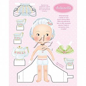 sešit Oblékací panenky, Marie Antoinette