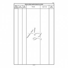 stavební deník A4, 60listů, NCR