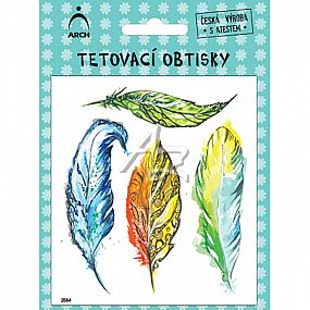 tetovací obtisky pírka 02 2584