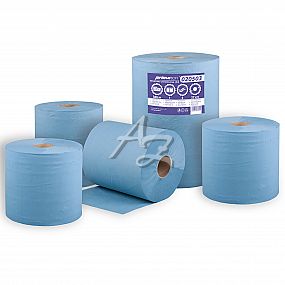 papírová utěrka 2vrstvá/1ks, 375mm/380m, Modrá, Primasoft