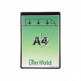 ochranný rámeček magnetický Tarifold A4/5ks, otevřený shora, Černý