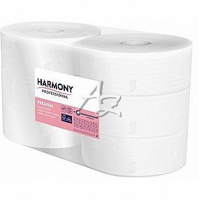 toaletní papír Jumbo/6ks  230mm 2vrstvý Bílý, 195m