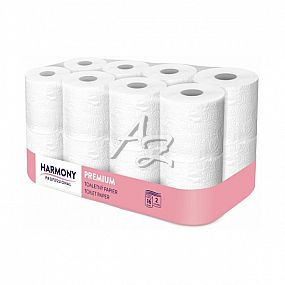 Harmony Professional toaletní papír/16ks, 2vrstvý, 18,5m, bílý