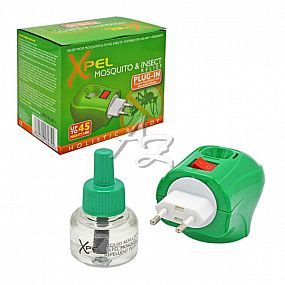 Xpel elektrický odpařovač proti komárům a hmyzu + náhradní náplň 35ml