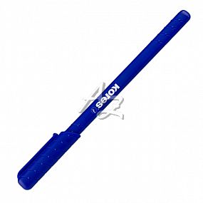 kuličkové pero Kores, K0 Pen modré, soft povrch, trojhranné, 1mm