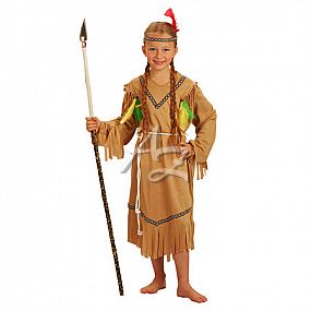 karnevalový kostým indiánka, vel.S