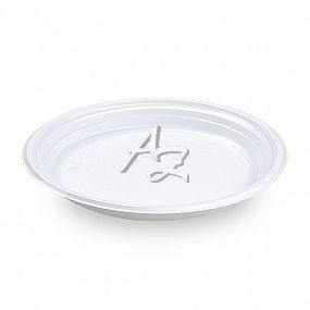 talíř vratný Reware Dinner ø220mm/100ks opakovaně použitelný PP Bílý
