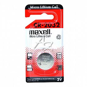 baterie lith.3V,knof. CR2032/1ks MAXELL