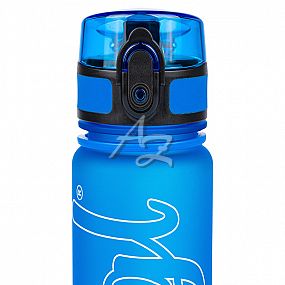 tritanová láhev na pití 500ml., Logo - modrá