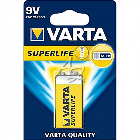 baterie VARTA Superlife 6F22 9V     zink-chl