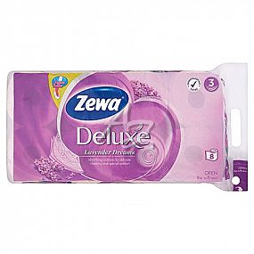 toaletní papír Zewa Deluxe Lavender Dreams/8ks 3vrstvý 19,3m